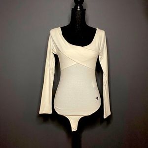 Abercrombie & Fitch White Bodysuit